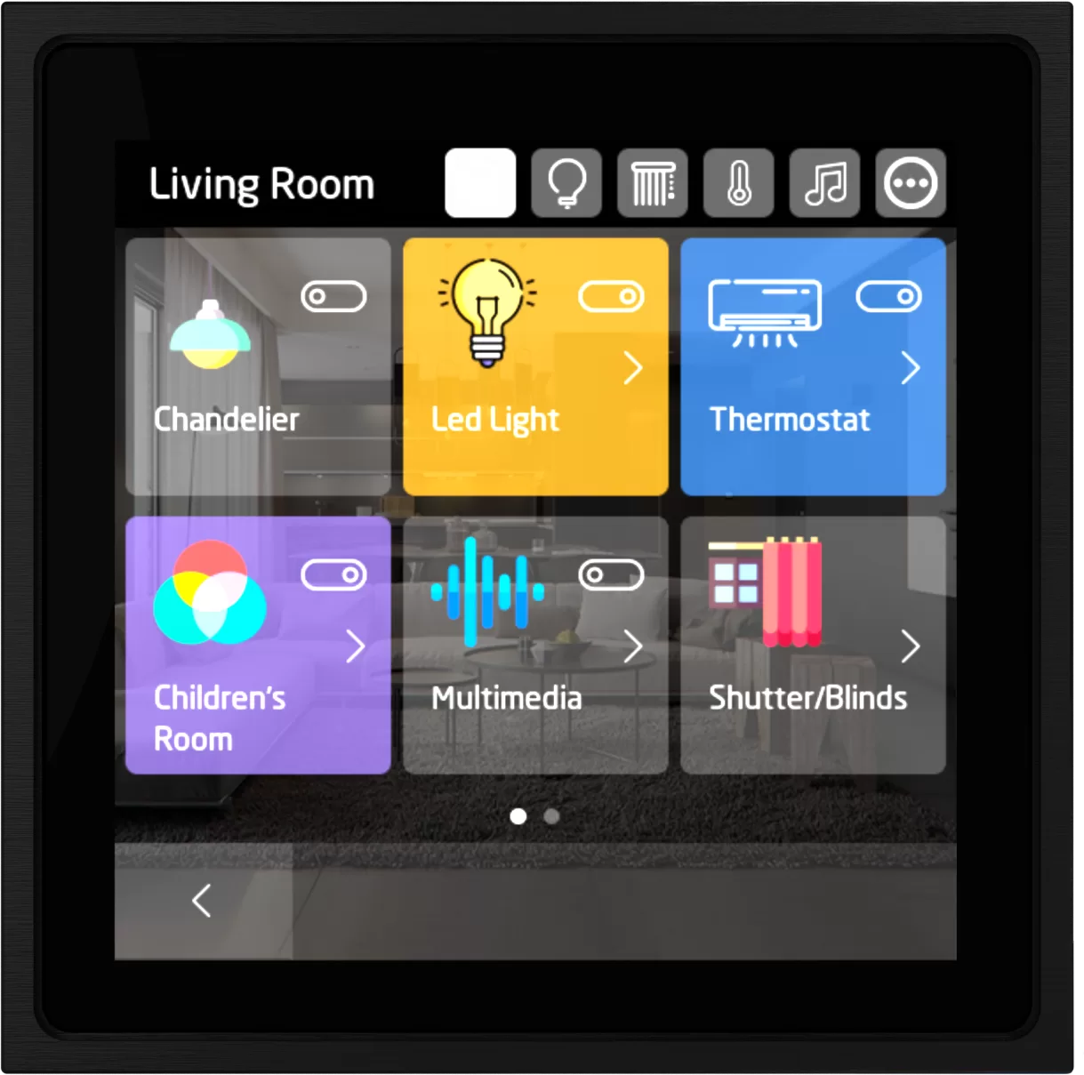 Inspinia 4″ SQ — Black — Hero
